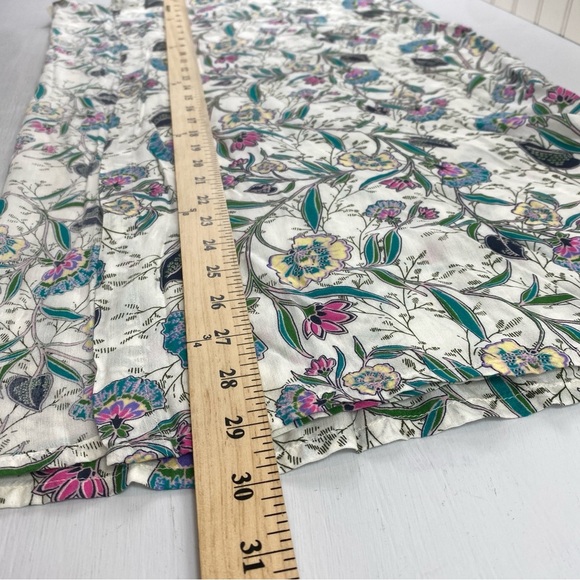 Ann Taylor LOFT M/L Floral 100% Modal Open Front‎ Cardigan Short Sleeve Kimono - Picture 8 of 10